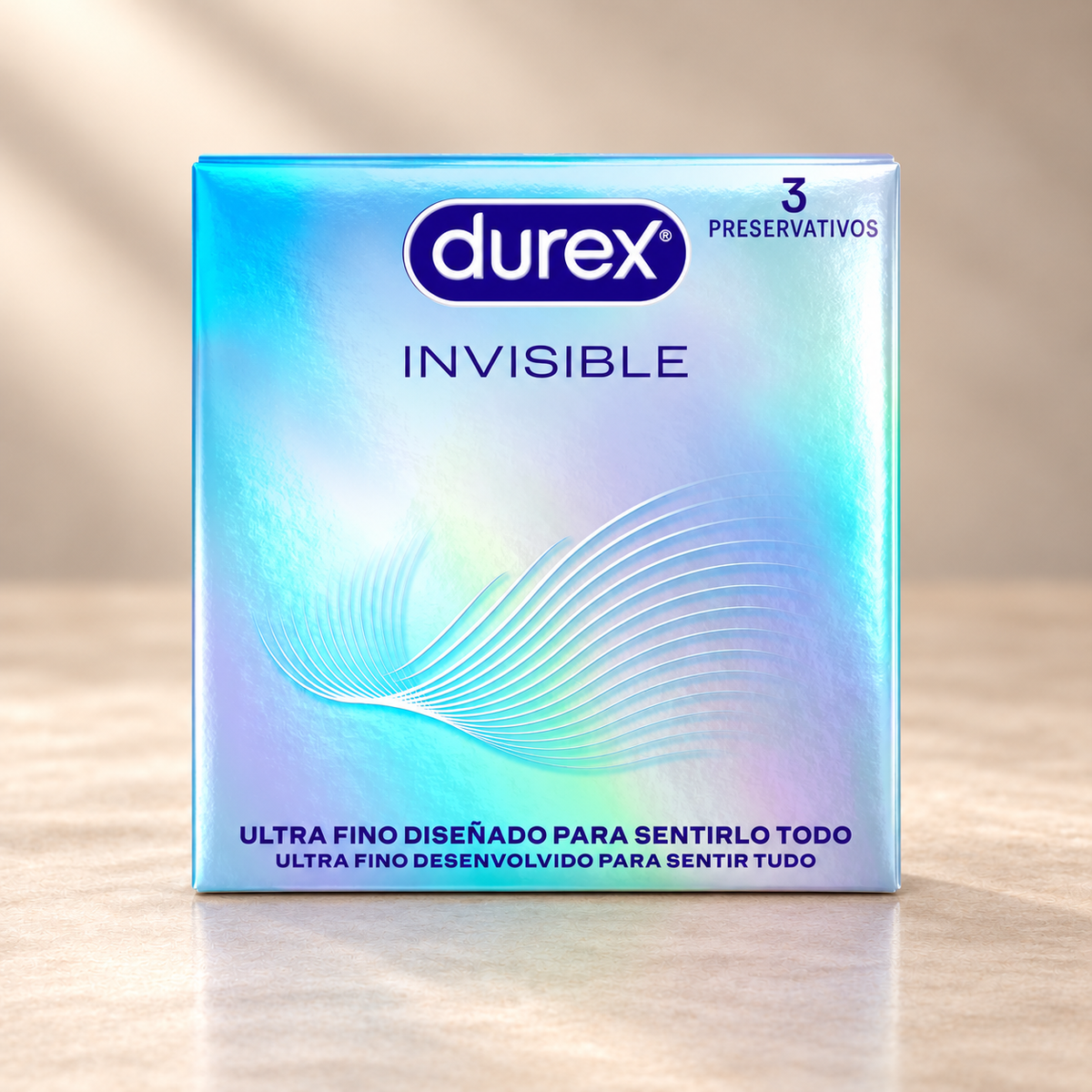 Durex Invisible Ultra-Thin Condoms, 3 Pack