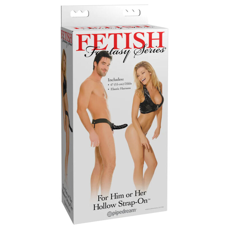 FETISH FANTASY SERIES - SERIJA CRNI SAN ŠUPLJI STRAP ON