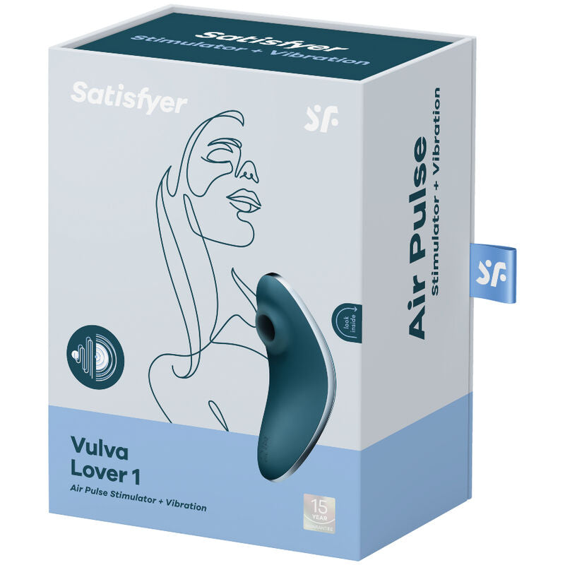 SATISFYER - VULVA LOVER 1 VAZDUŠNI IMPULSIVNI STIMULATOR I VIBRATOR PLAVI