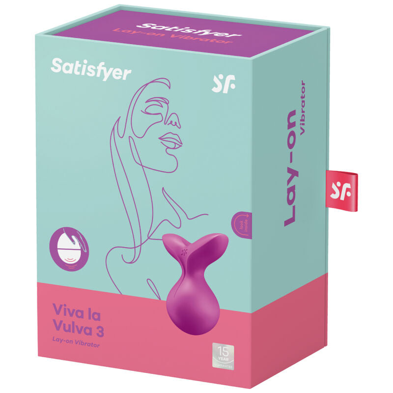 SATISFYER - VIVA LA VULVA 3 NASADNI VIBRATOR LJUBIČASTI