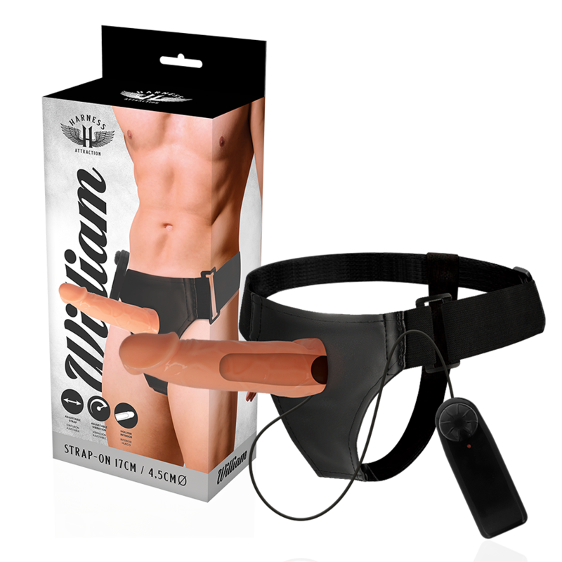 POJAS ZA VEZIVANJE ATTRACTION - VILIAM HOLLOW RNES SA VIBRATOROM 17 CM -O- 4,5 CM