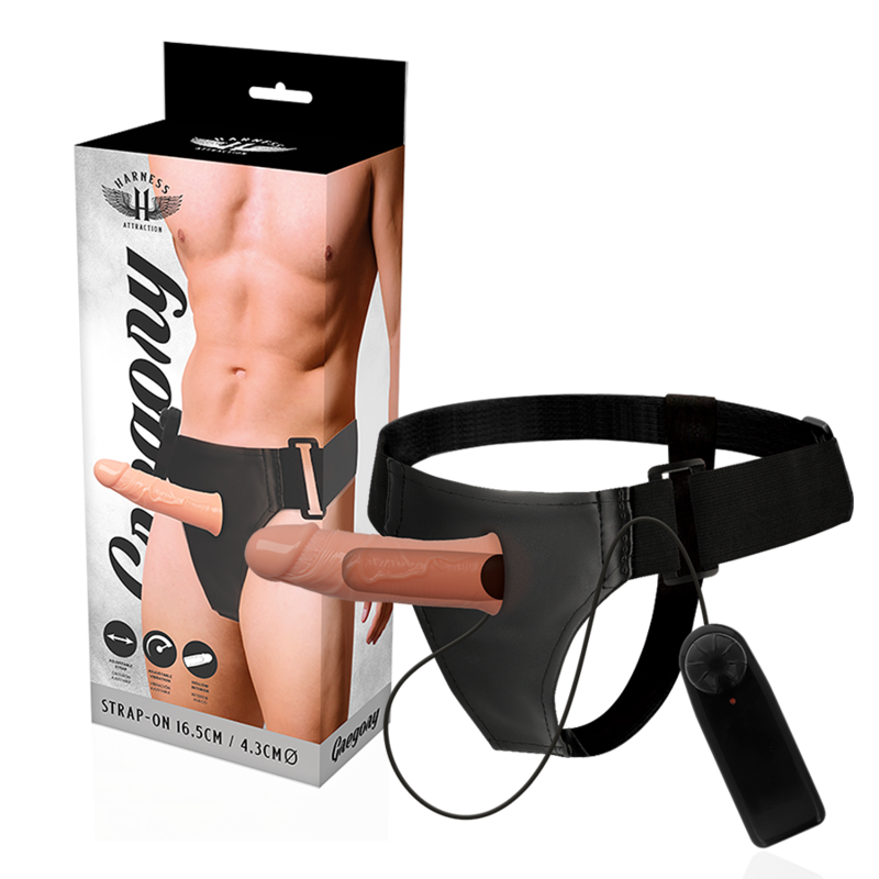 HARNESS ATTRACTION - GREGORY HOLLOW RNES SA VIBRATOROM 16.5 CM -O- 4.3 CM