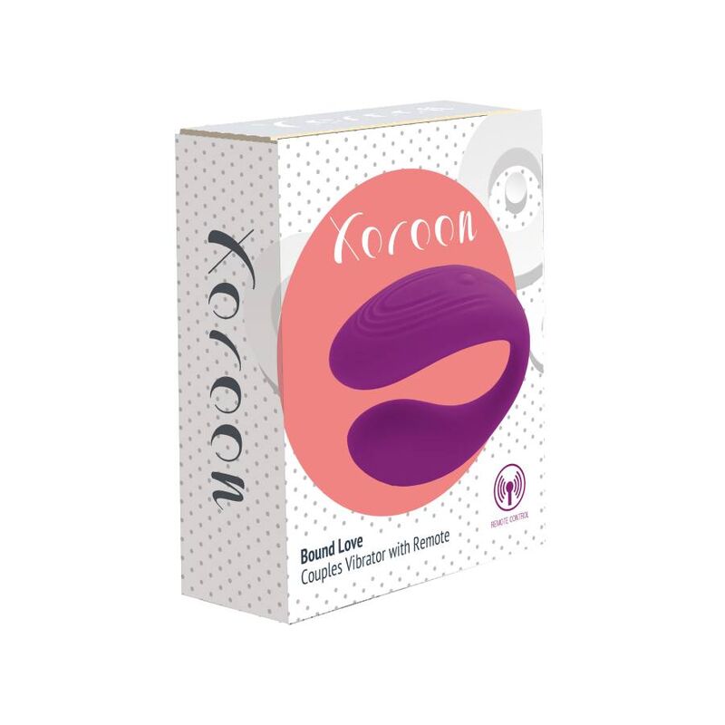 XOCOON - VIBRATOR ZA PAROVE BOUND LOVE, LILA