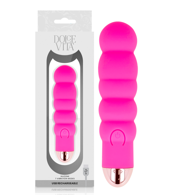 DOLCE VITA - PUNJIVI VIBRATOR SIX PINK 7 BRZINA