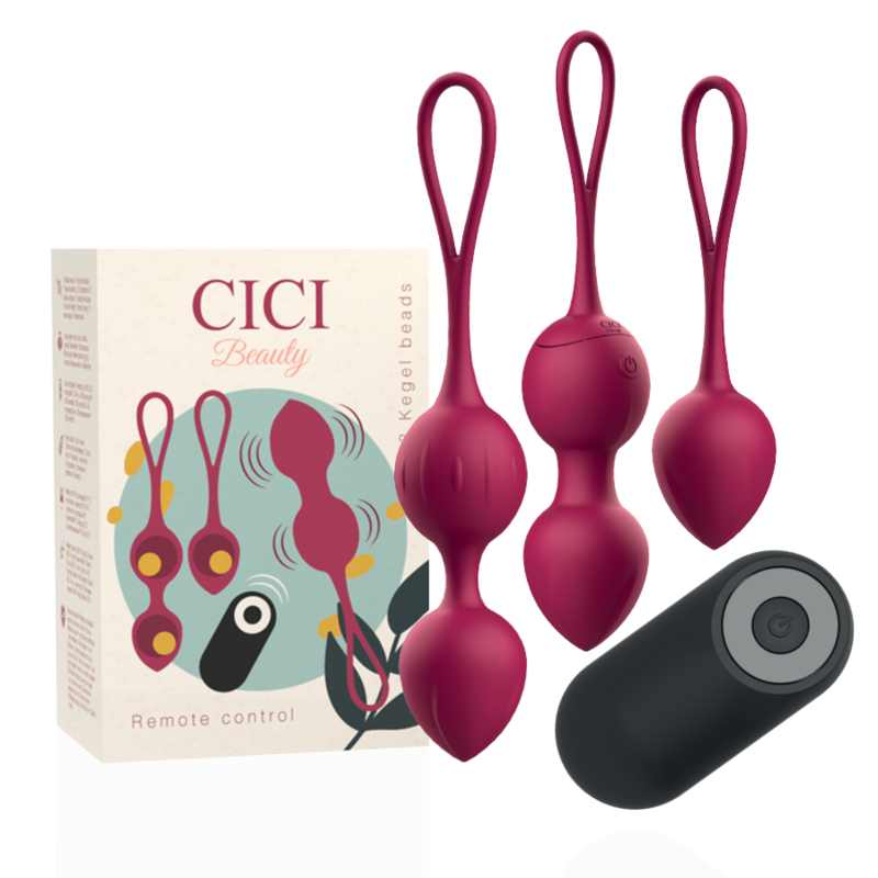 CICI BEAUTY - PREMIUM SILIKONSKE 3 VIBRIRAJUĆE KEGEL KUGLICE SA DALJINSKIM UPRAVLJAČEM