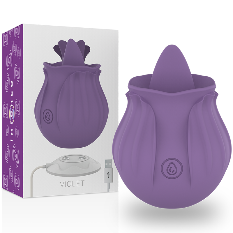 INTENSE - VIOLET CLITORIS STIMULATOR 10 VIBRACIJA LILA