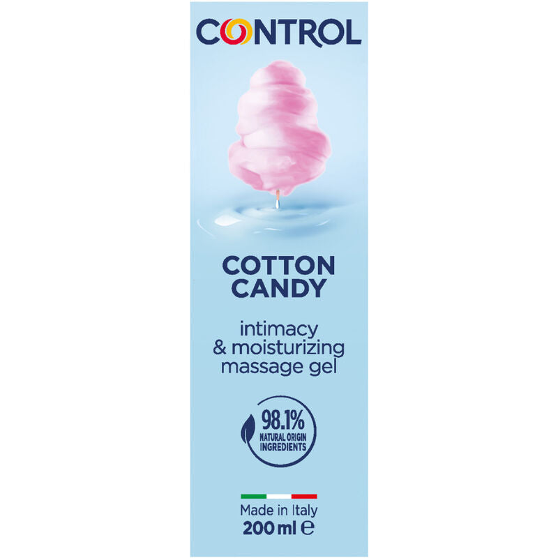 CONTROL - MASAŽNI GEL SA MIRISOM ŠEĆERNE VUNE 3 U 1 200 ML