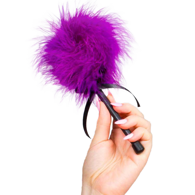 SECRETPLAY - ROZE LJUBIČASTI MARABU DUSTER