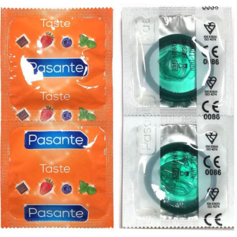 PASANTE - KONDOMI SA UKUSOM MENTE, PAKOVANJE OD 144 KOMADA