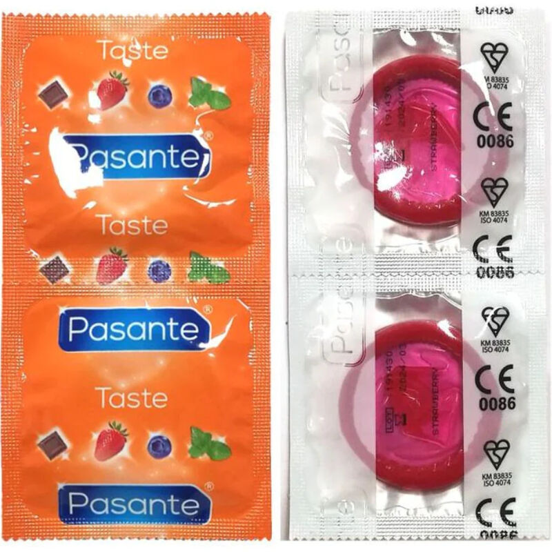 PASANTE - KONDOMI SA UKUSOM JAGODE, KESA OD 144 KOMADA