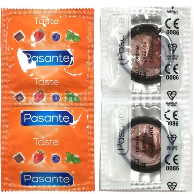 PASANTE - KONDOMI SA UKUSOM ČOKOLADNO ISKUŠENJE, KESA 144 KOMADA