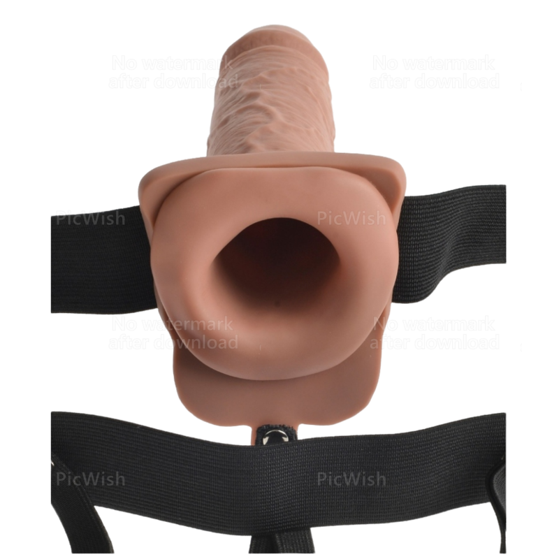 FETISH FANTASY SERIJA - PODESIVI POJAS REALISTIČAN PENIS SA MUDIMA PUNJIV I VIBRIRAJUĆI 17,8 CM