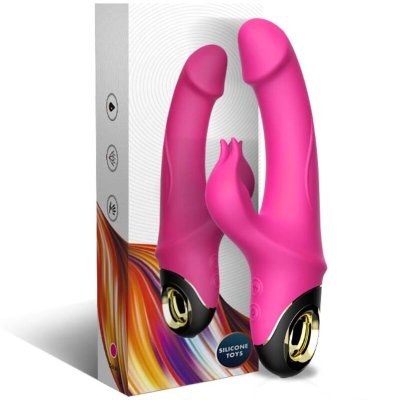 ARMONY - METEOR DILDO VIBRATOR RABBIT ROTATOR FUCHSIA