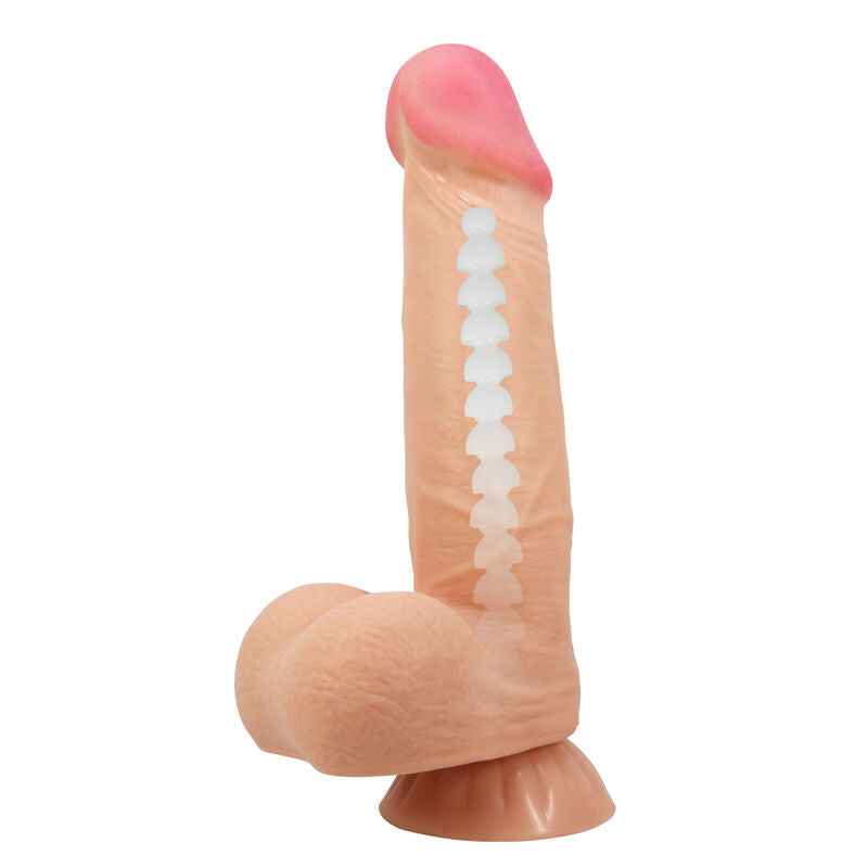 PRETTY LOVE - REALISTIČNI DILDO IZ SERIJE SLIDING SKIN SA KLIZNOM KOŽOM I VAKUM ČEPOM 21,8 CM