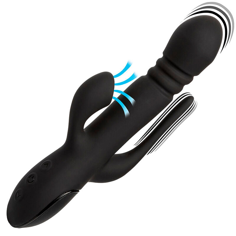 CALEXOTICS - VIBRATOR TROSTRUKA EUFORIJA CRNI