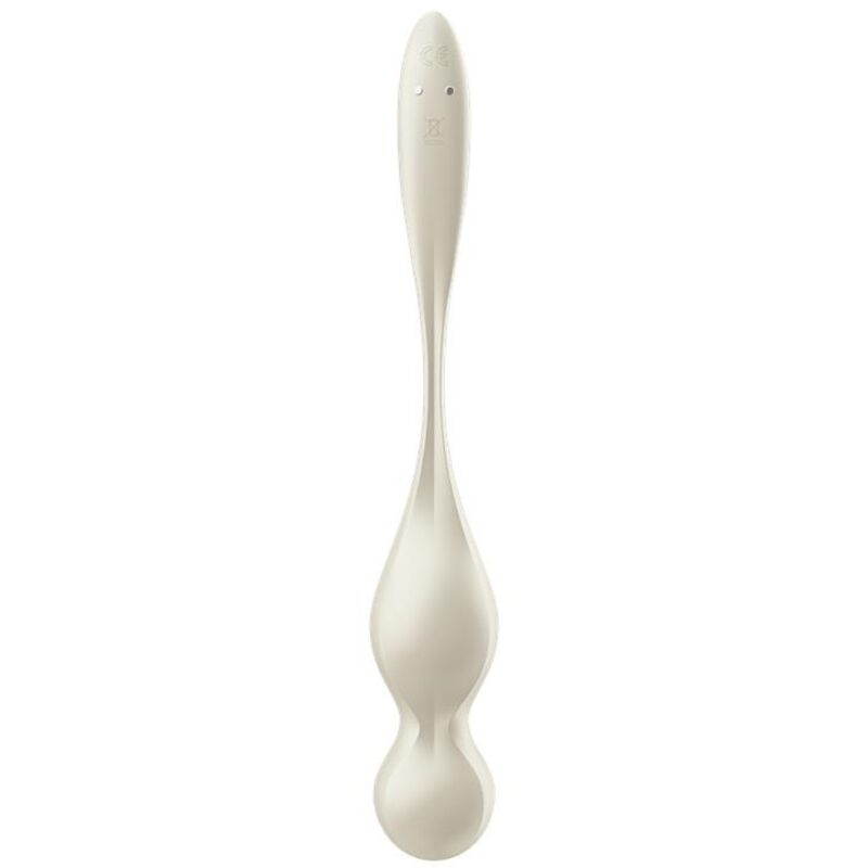 SATISFYER - VIBRIRAJUĆE KEGEL LOPTICE ZA LJUBAVNE PTICE BELE