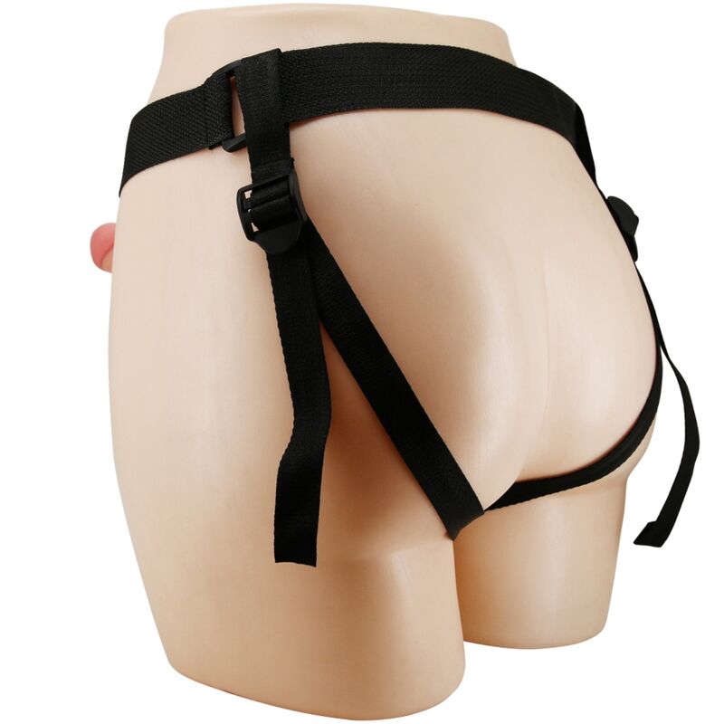 PRETTY LOVE - MAVIS HARNESS UNIVERZALNE GAĆICE SA DILDOM 19 CM NATURAL