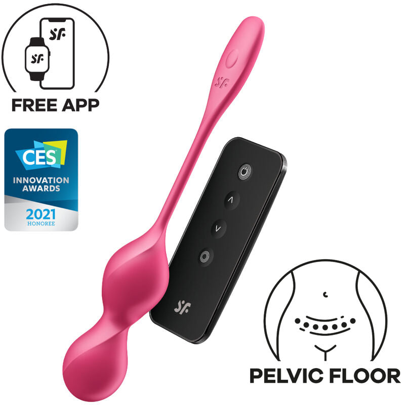 SATISFYER - LOVE BIRDS 2 VIBRIRAJUĆE KEGEL KUGLICE + BESPLATNA APLIKACIJA