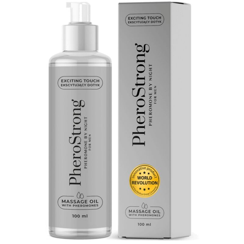 PHEROSTRONG – ULJE ZA MASAŽU ZA MUŠKARCE ZA NOĆNU UPOTREBU 100 ML