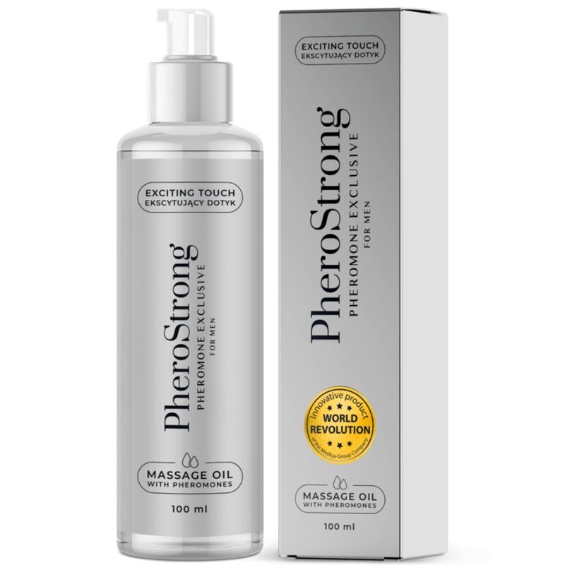 PHEROSTRONG - EKSKLUZIVNO ULJE ZA MASAŽU ZA MUŠKARCE 100 ML