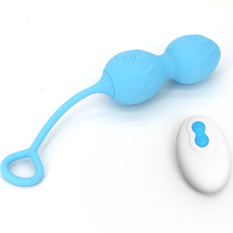ARMONY - VAGINALNI UTEG SA VIBRACIJOM I DALJINSKIM UPRAVLJAČEM 10 VIBRACIJA PLAVI