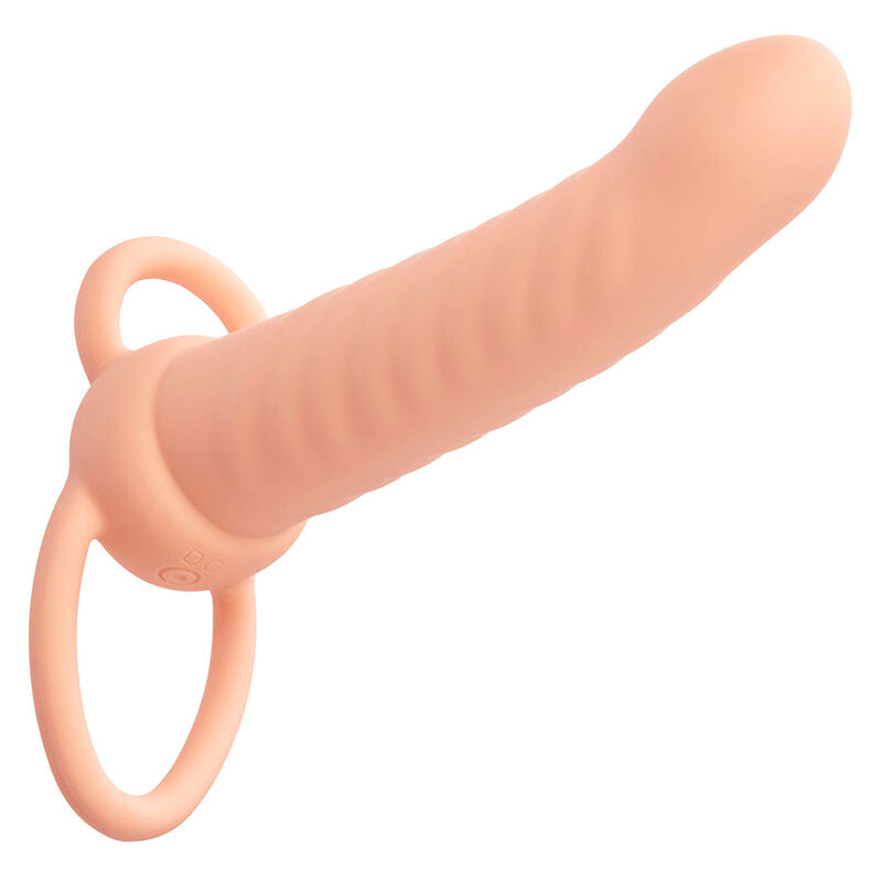 CALEXOTICS - MAXX REBRASTI DVOSTRUKI PENETRATOR SA 10 VIBRACIJA U BOJI KOŽE