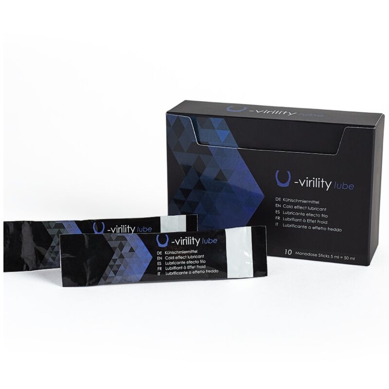 500 COSMETICS - U-VIRILITY LUBE LUBRIKANT HLADNI EFEKAT 10 X 5 ML