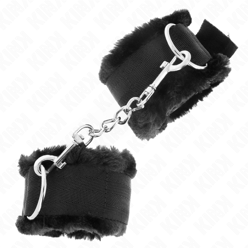 KINK - KRZNOM OBLOŽENE LISICE ZA RUKE CRNE PODESIVE 17-31 CM X 7 CM