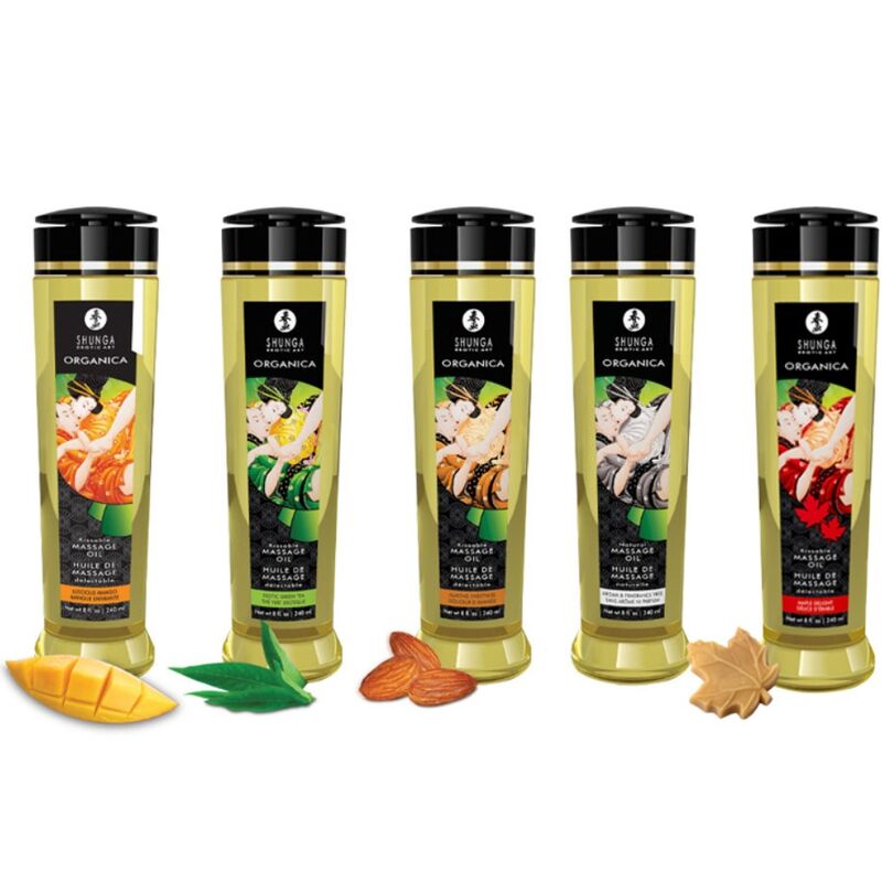 SHUNGA - ORGANSKO ULJE ZA MASAŽU MANGO 240 ML