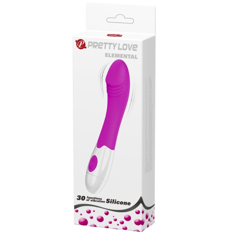 PRETTY LOVE - ELEMENTAL VIBRATOR SA 30 REŽIMA VIBRACIJE, LJUBIČASTI