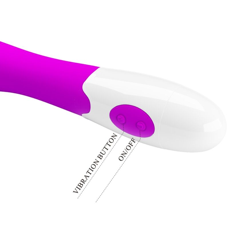 PRETTY LOVE - ELEMENTAL VIBRATOR SA 30 REŽIMA VIBRACIJE, LJUBIČASTI
