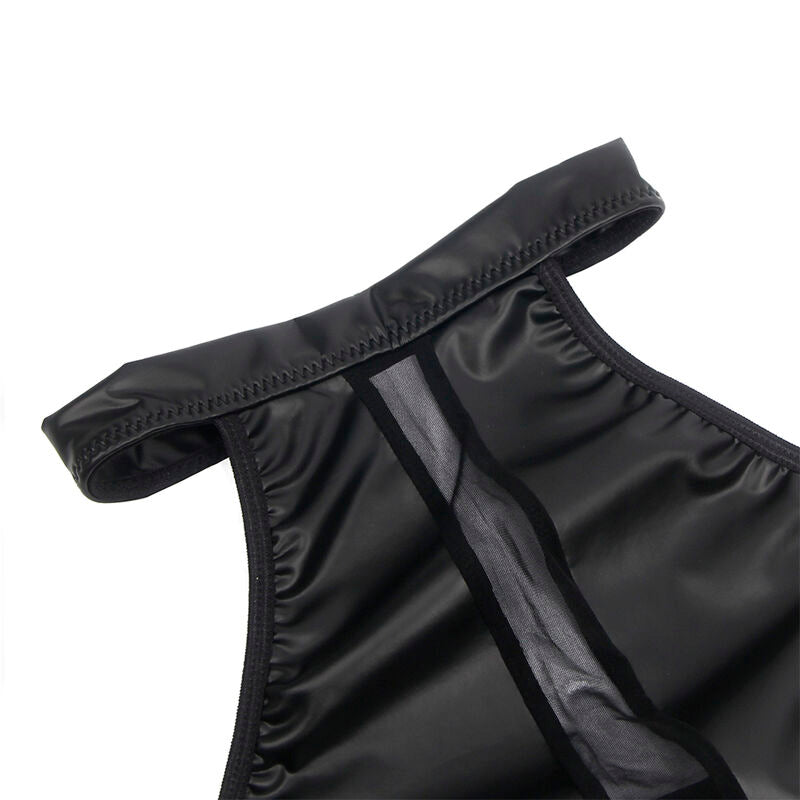 SUBBLIME - 955472 HALTER NECK HALJINA SA PROZIRNIM DETALJIMA CRNA S/M
