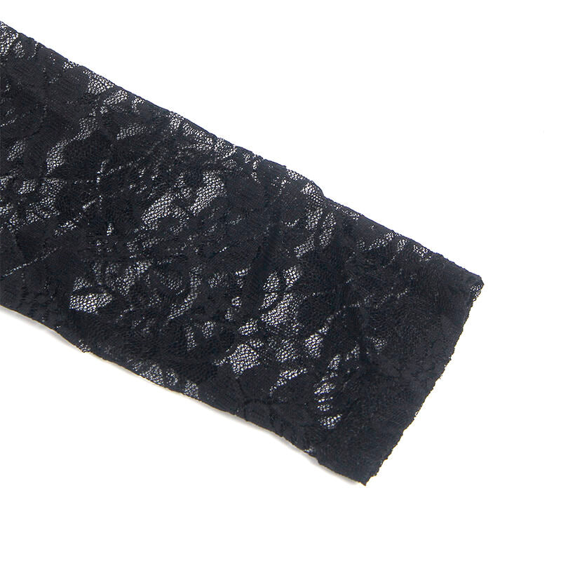 SUBBLIME - 955601 DUGAČKA HALJINA SA CRNOM ČIPKOM DUGIH RUKAVA L/XL