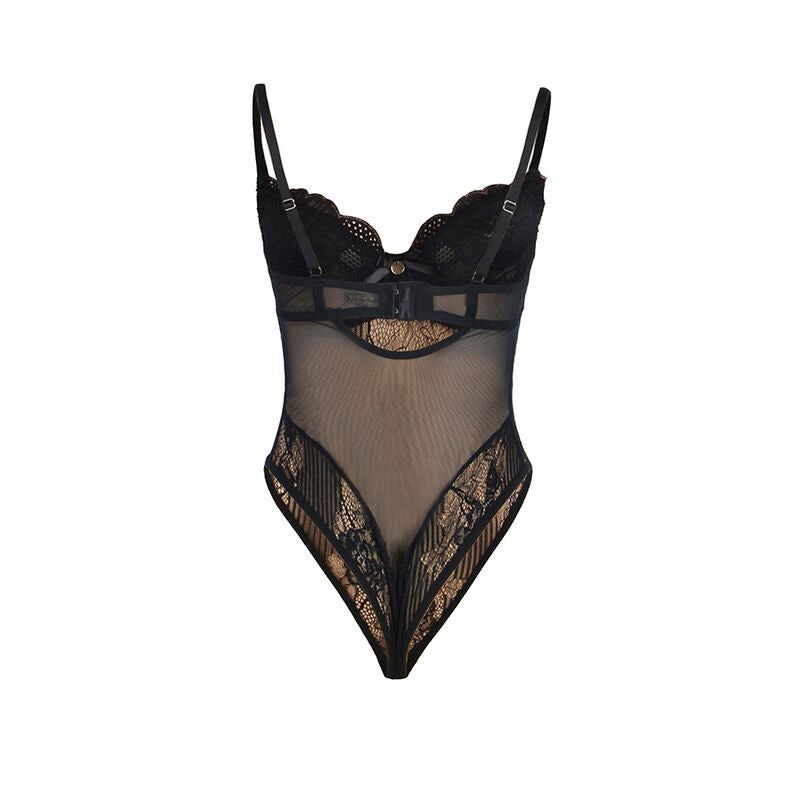 Subblime — 955618 lace bodysuit with bottom closure black s/m — product photo 5