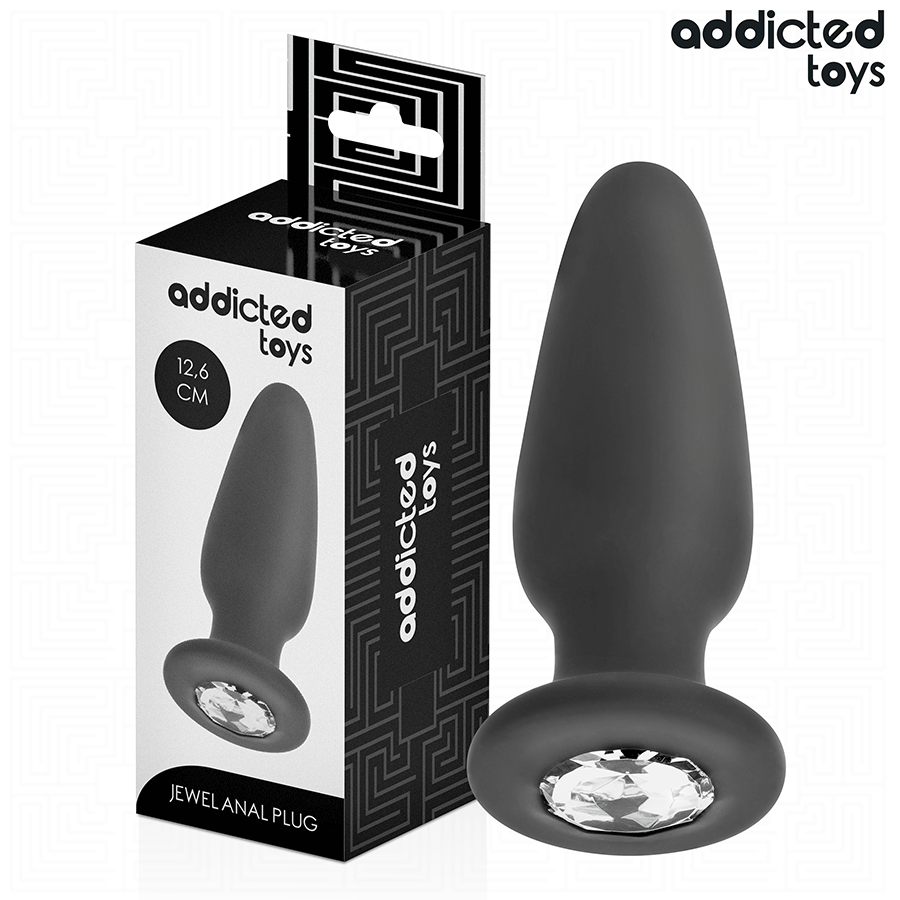 ADDICTED TOYS - ANALNI ČEP SA NAKITOM SILIKON VELIČINA L 12.6 CM