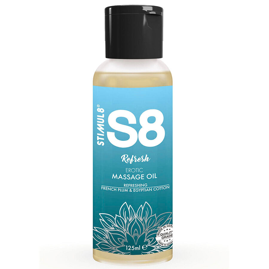 STIMUL8 - S8 OSVEŽAVAJUĆE ULJE ZA MASAŽU SA PAMUKOM 125 ML