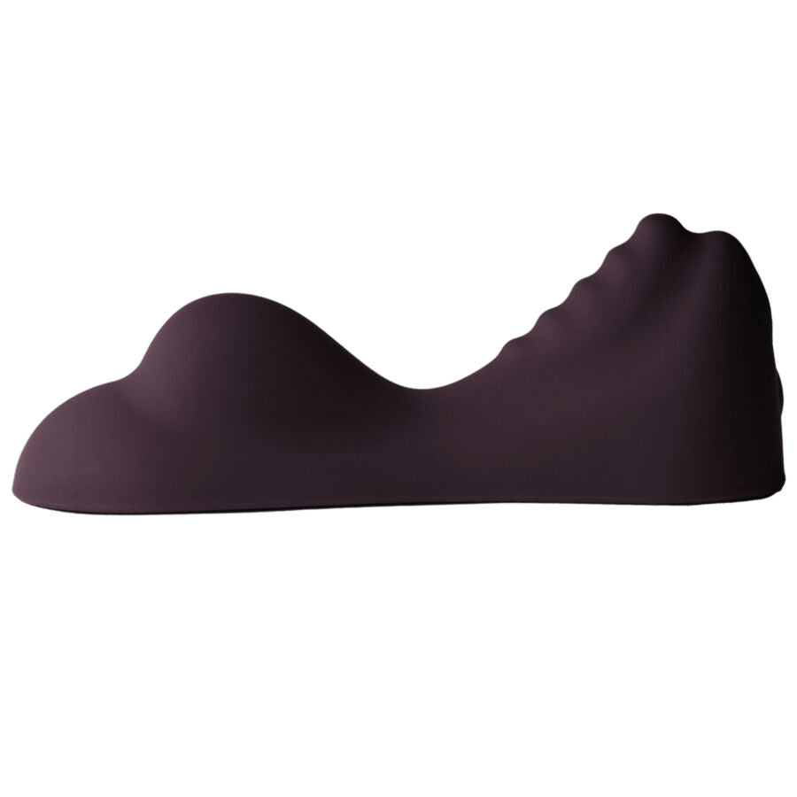 ROCKS- OFF - RUBY GLOW LJUBIČASTI VIBRATOR ZA SEDENJE SA SJAJEM