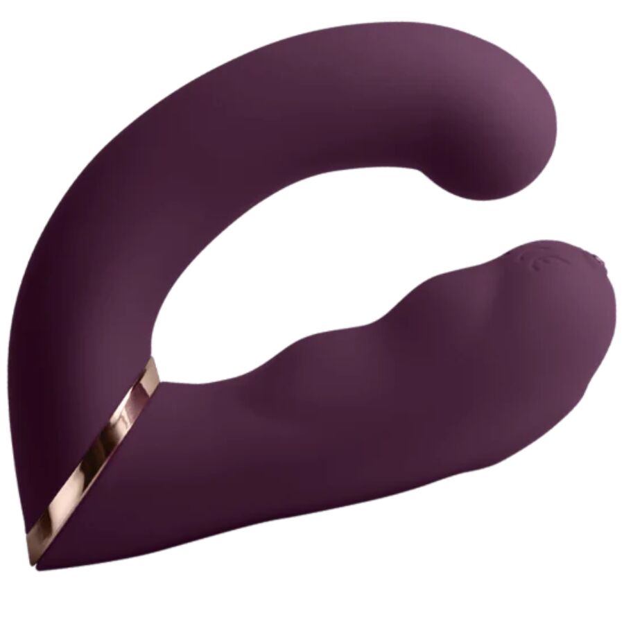 ROCKS-OFF - GEMINI DUALNI VIBRATOR G-TAČKA STIMULATOR KLITORISA LJUBIČASTI
