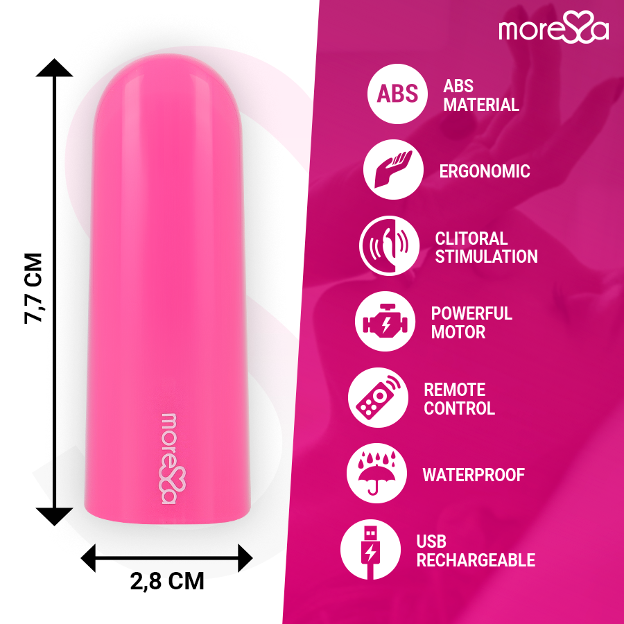 MORESSA - NIX VIBRATOR NA DALJINSKO UPRAVLJANJE ROZE