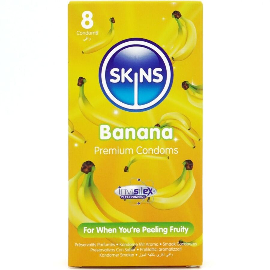 SKINS - BANANA PREMIUM KONDOMI PAKOVANJE 8