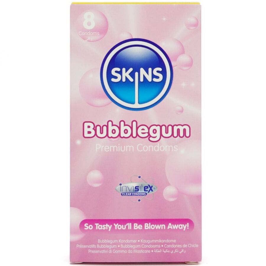 SKINS - PREMIJUM KONDOMI SA UKUSOM ŽVAKE PAKOVANJE OD 8