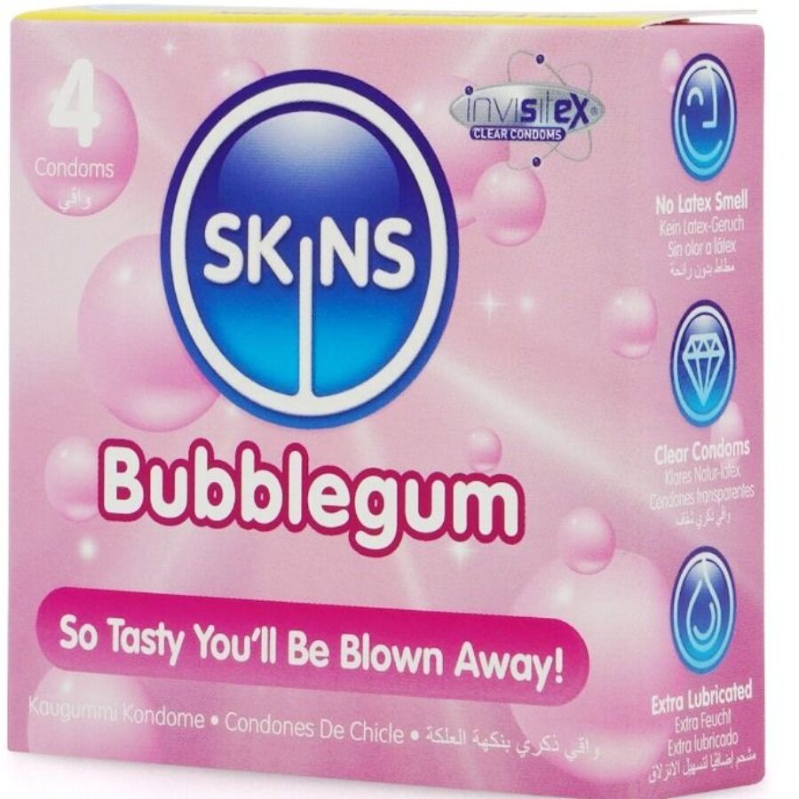 SKINS - ŽVAKAĆA GUMA PREMIUM KONDOMI PAKOVANJE 4