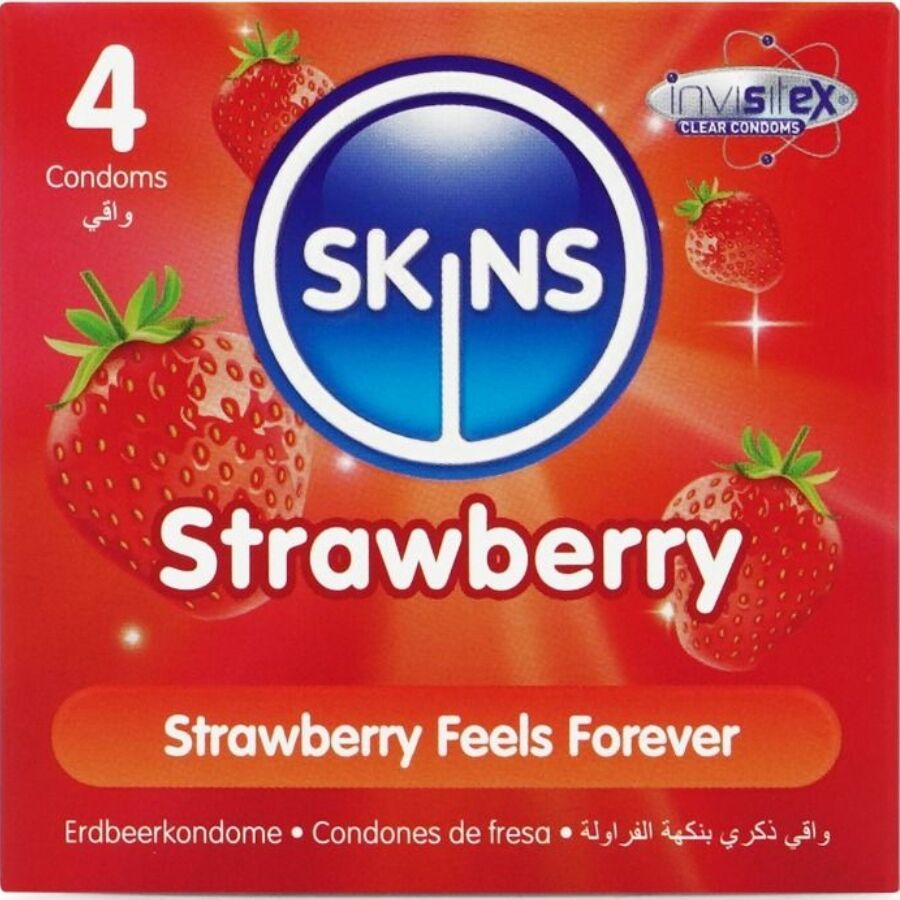 SKINS - JAGODA PREMIUM KONDOMI PAKOVANJE 4
