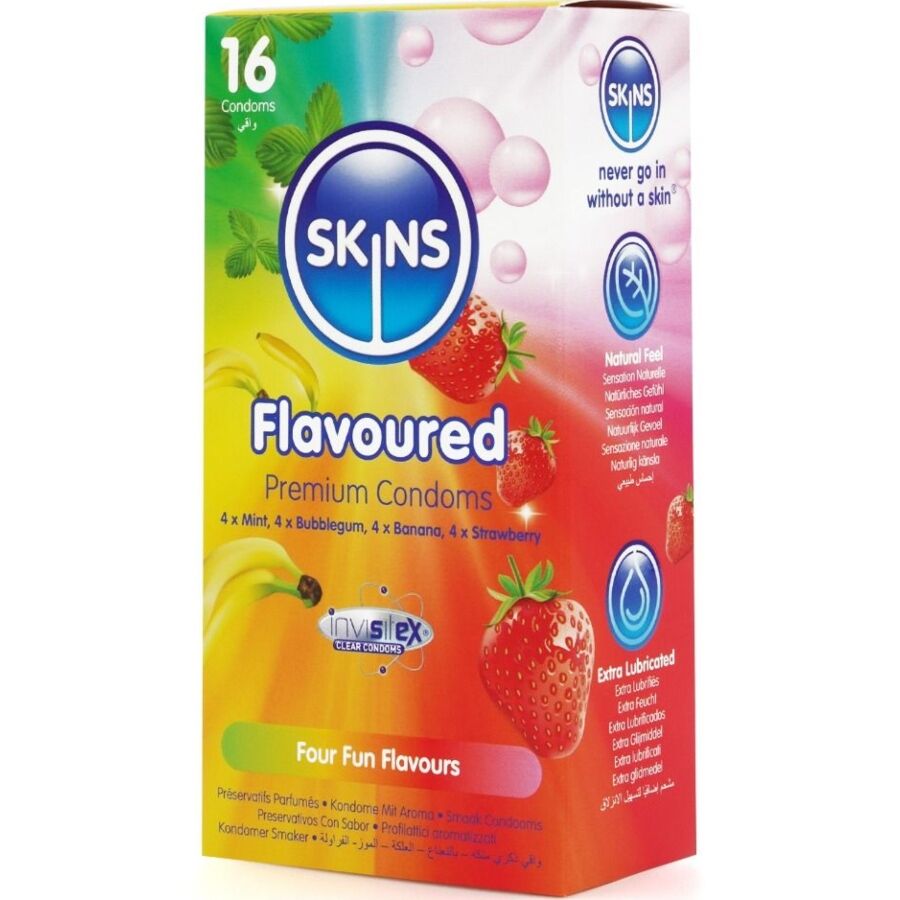 SKINS - MULTI UKUSI PREMIUM KONDOMI PAKOVANJE 16
