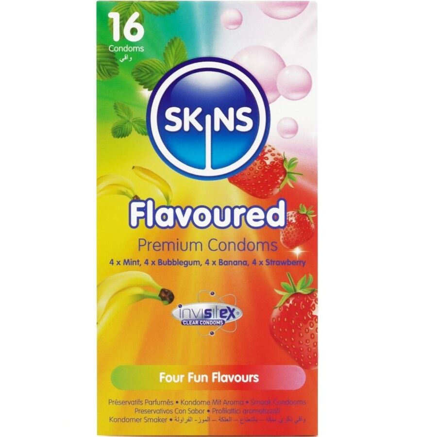 SKINS - MULTI UKUSI PREMIUM KONDOMI PAKOVANJE 16