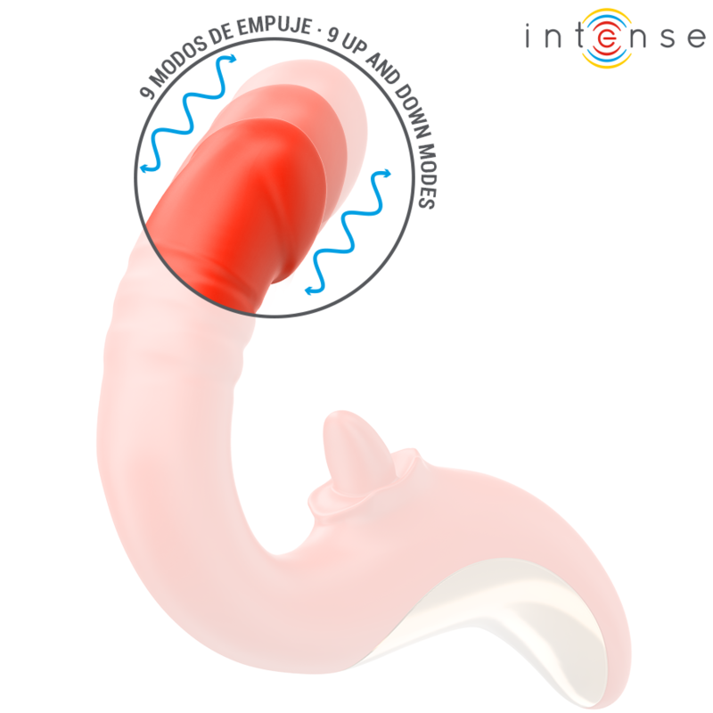 INTENZIVNO - PAULINA VIBRATOR I STIMULATOR U OBLIKU SLOVA U, CRVENI