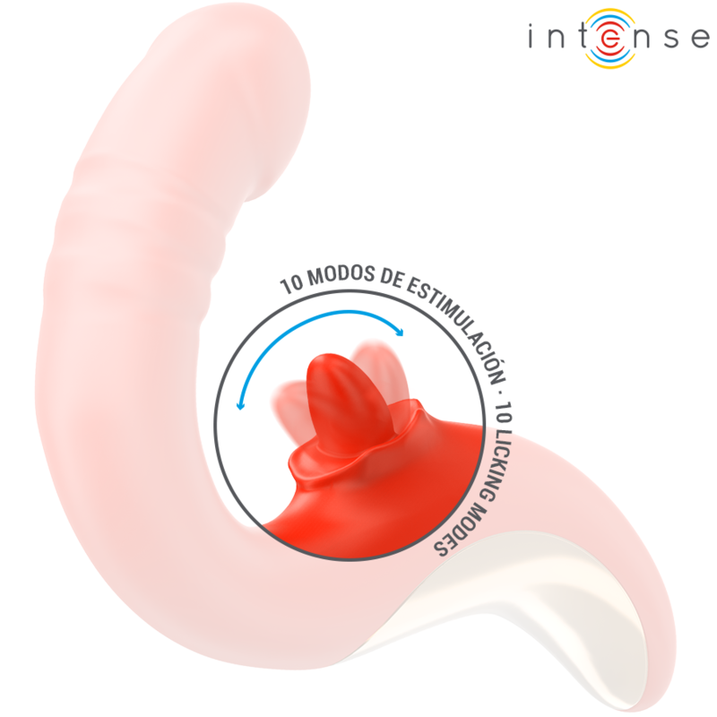 INTENZIVNO - PAULINA VIBRATOR I STIMULATOR U OBLIKU SLOVA U, CRVENI