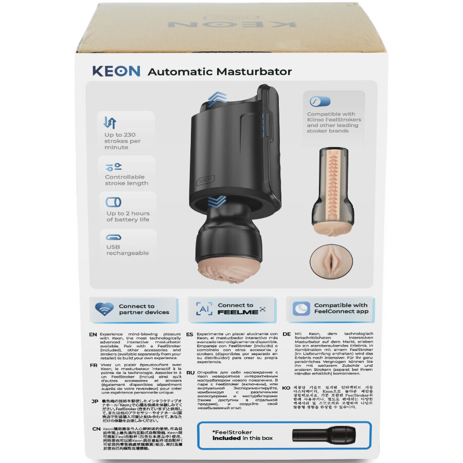 KIIROO - KEON WIFI COMBO AUTOMATSKI MASTURBATOR + FEEL STROKER