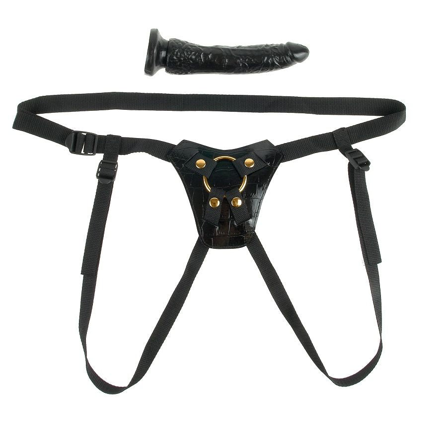 FETIŠ FANTAZIJA ZLATO - DIZAJNERSKI STRAP-ON