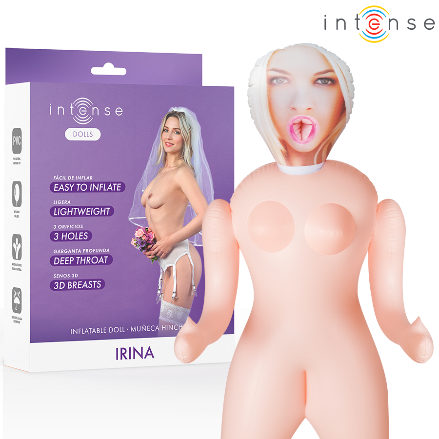 INTENSE DOLLS - IRINA LUTKA NA NADUVAVANJE SA TRI OTVORA